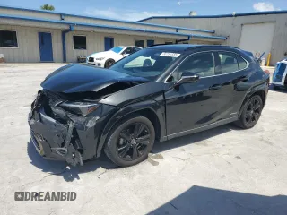 2021 Lexus UX 250h z VIN JTHP9JBHXM2045467, wystawiony jako Copart lot #60781685 z przebiegiem 37 638 mil mil oraz Szkoda całkowita • Salvage title. Historia ofert i sprzedaży dostępna na DreamBid. Obrazek 1.