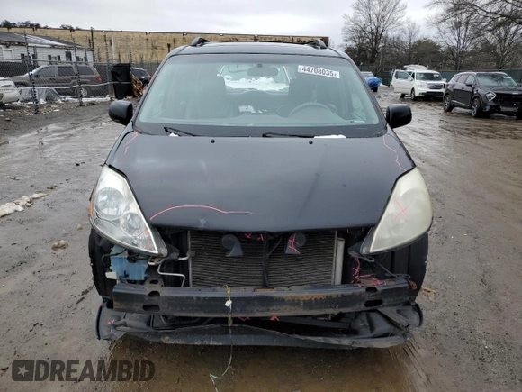 2008 Toyota Sienna XLE with VIN 5TDBK22C18S009630, listed as a Copart auction lot 44708035 with 233,359 mi miles and Salvage Title. Bid and sale history available at carsss.com. Image 5.