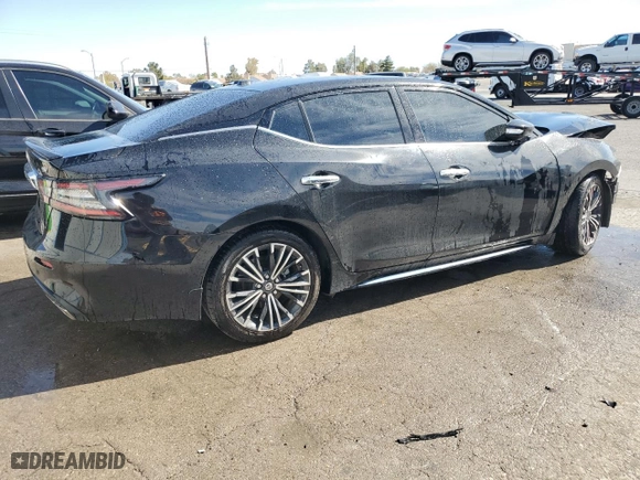 2021 Nissan Maxima SV with VIN 1N4AA6CV4MC510745, listed as a Copart auction lot 46639285 with 62,700 mi miles and Clean Title. Bid and sale history available at carsss.com. Image 3.