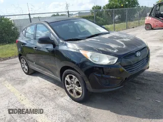 2010 Hyundai Tucson GLS with VIN KM8JT3AC9AU078191, listed as a IAAI auction lot 41929384 with 169,051 mi miles and . Bid and sale history available at DreamBid. Image 1.