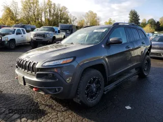 2017 Jeep Cherokee Trailhawk L Plus with VIN 1C4PJMBS1HD237067, listed as a Copart auction lot 77696854 with 102,160 mi miles and Salvage Title. Bid and sale history available at carsss.com. Image 1.