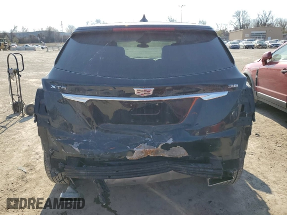 2018 Cadillac XT5 Luxury AWD with VIN 1GYKNDRS0JZ242526, listed as a Copart auction lot 47269445 with 52,574 mi miles and Salvage Title. Bid and sale history available at DreamBid. Image 6.
