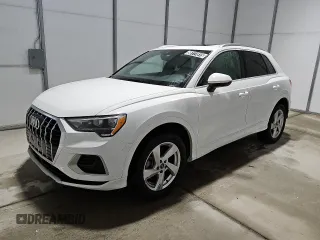 2021 Audi Q3 Premium with VIN WA1AUCF34M1090677, listed as a Copart auction lot 56111815 with 93,573 mi miles and Clean title. Bid and sale history available at DreamBid. Image 1.