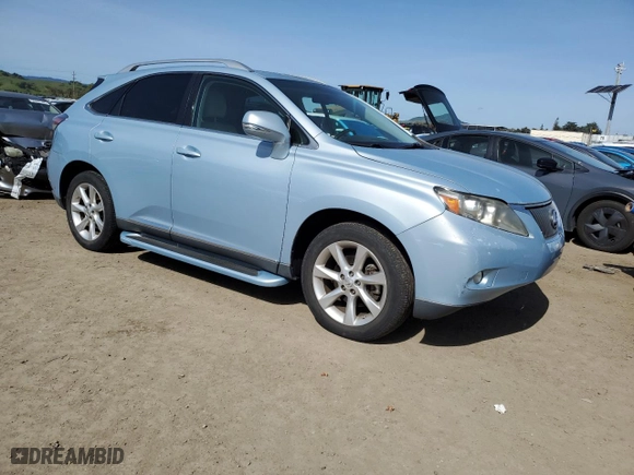 2010 Lexus RX 350 with VIN 2T2BK1BAXAC011900, listed as a Copart auction lot 50056715 with 73,972 mi miles and Salvage Title. Bid and sale history available at carsss.com. Image 4.
