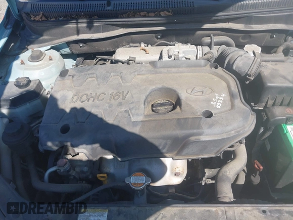 2008 Hyundai Accent GLS with VIN KMHCN46C38U237153, listed as a IAAI auction lot 41707654 with 95,003 mi miles. Bid and sale history available at carsss.com. Image 10.