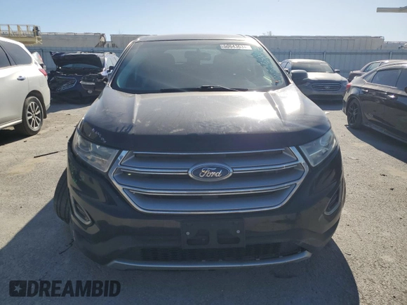 2017 Ford Edge Titanium with VIN 2FMPK4K93HBC03806, listed as a Copart auction lot 50643634 with 136,573 mi miles and Salvage Title. Bid and sale history available at carsss.com. Image 5.