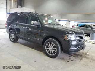 2015 Lincoln Navigator with VIN 5LMJJ2JT9FEJ04044, listed as a Copart auction lot 46446065 with 87,000 mi miles and Salvage Title. Bid and sale history available at carsss.com. Image 4.