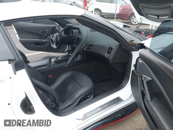 2016 Chevrolet Corvette Z06 3LZ with VIN 1G1YU2D62G5600588, listed as a IAAI auction lot 41194235 with 57,537 mi miles. Bid and sale history available at carsss.com. Image 5.