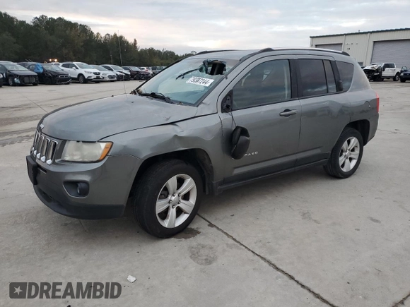 2012 Jeep Compass Sport with VIN 1C4NJDBB3CD522725, listed as a Copart auction lot 79387244 with 134,814 mi miles and Salvage Title. Bid and sale history available at carsss.com. Image 1.