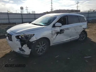 2014 Infiniti QX60 with VIN 5N1AL0MN8EC502273, listed as a Copart auction lot 45033815 with 56,688 mi miles and Salvage Title. Bid and sale history available at carsss.com. Image 1.