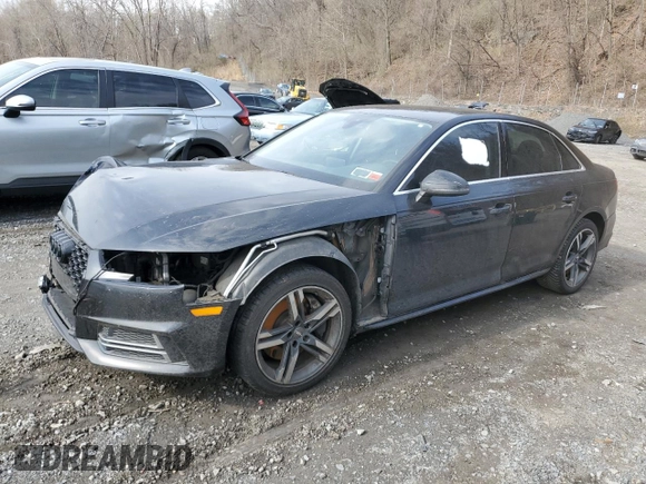 2018 Audi A4 Premium Plus z VIN WAUENAF48JA227498, wystawiony jako Copart lot #52557525 z przebiegiem Nie podano mil oraz Szkoda całkowita • Salvage title. Historia ofert i sprzedaży dostępna na DreamBid. Obrazek 1.