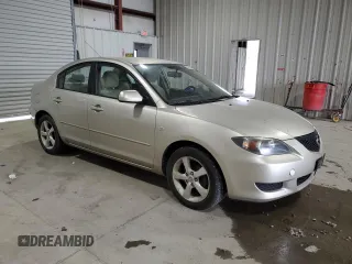 2005 Mazda 3 i with VIN JM1BK12F251297428, listed as a Copart auction lot 53041355 with 202,887 mi miles and Salvage Title. Bid and sale history available at DreamBid. Image 4.