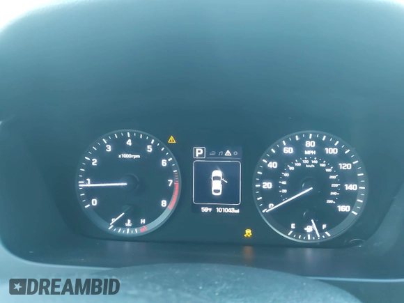 2015 Hyundai Sonata 2.4L SE with VIN 5NPE24AF3FH257823, listed as a IAAI auction lot 41226098 with 101,043 mi miles. Bid and sale history available at carsss.com. Image 15.