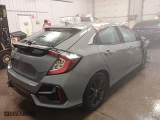 2020 Honda Civic Hatchback EX-L with VIN SHHFK7H86LU222442, listed as a IAAI auction lot 41499385 with 75,367 mi miles. Bid and sale history available at carsss.com. Image 4.