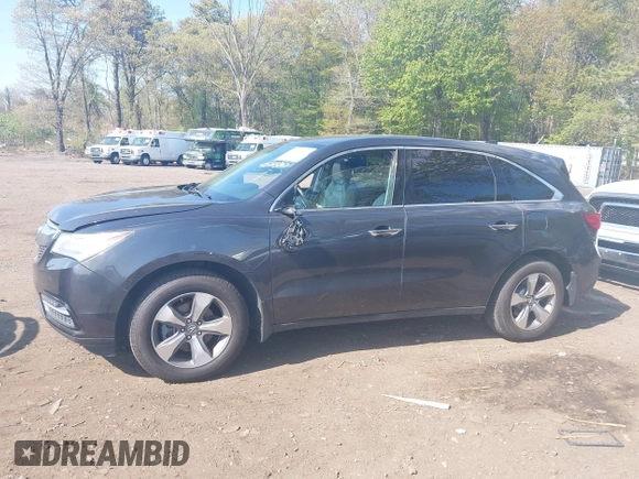 2014 Acura MDX with VIN 5FRYD3H23EB013573, listed as a IAAI auction lot 41524320 with 96,405 mi miles and . Bid and sale history available at DreamBid. Image 14.