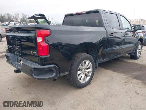 2021 Chevrolet Silverado 1500 Custom with VIN 1GCPWBEK7MZ150417, listed as a IAAI auction lot 41901976 with 121,570 mi miles and . Bid and sale history available at DreamBid. Image 4.