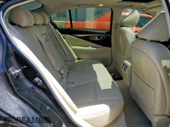 2018 Infiniti Q50 Luxe with VIN JN1EV7AP9JM352518, listed as a Copart auction lot 52697545 with 66,596 mi miles and Clean title. Bid and sale history available at DreamBid. Image 10.