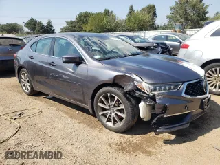 2018 Acura TLX with VIN 19UUB3F3XJA003225, listed as a Copart auction lot 68814594 with 48,547 mi miles and Salvage Title. Bid and sale history available at carsss.com. Image 4.