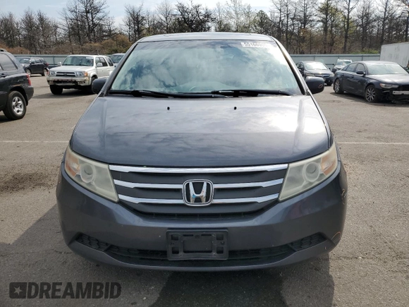 2012 Honda Odyssey EX-L with VIN 5FNRL5H68CB105623, listed as a Copart auction lot 55166905 with 147,417 mi miles and Salvage Title. Bid and sale history available at carsss.com. Image 5.