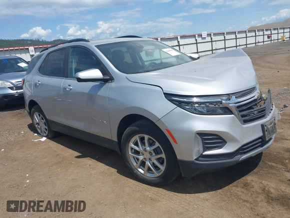 2022 Chevrolet Equinox LT with VIN 3GNAXUEV0NL218601, listed as a IAAI auction lot 42408047 with 32,942 mi miles and . Bid and sale history available at DreamBid. Image 1.