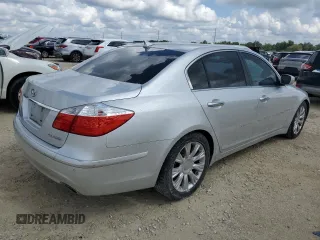 2009 Hyundai Genesis with VIN KMHGC46E79U043624, listed as a Copart auction lot 73968914 with 0 mi miles and Salvage Title. Bid and sale history available at carsss.com. Image 3.