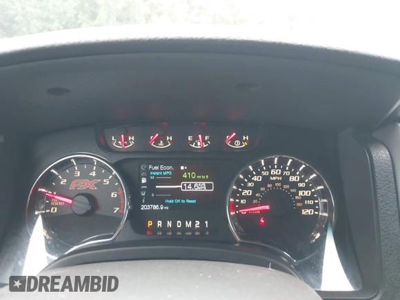 2014 Ford F-150 XL with VIN 1FTFW1ET5EKE47369, listed as a IAAI auction lot 42411570 with 203,786 mi miles and . Bid and sale history available at DreamBid. Image 7.