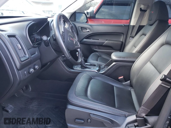 2022 GMC Canyon 4WD AT4 w/Leather with VIN 1GTG6FEN0N1297924, listed as a Copart auction lot 83185054 with 0 mi miles and Salvage Title. Bid and sale history available at carsss.com. Image 7.