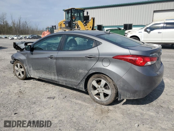 2013 Hyundai Elantra GLS z VIN 5NPDH4AE4DH398219, wystawiony jako Copart lot #55365475 z przebiegiem Nie podano mil oraz Szkoda całkowita • Salvage title. Historia ofert i sprzedaży dostępna na DreamBid. Obrazek 2.