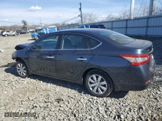 2014 Nissan Sentra S with VIN 3N1AB7AP8EL669794, listed as a Copart auction lot 46884775 with 188,491 mi miles and Salvage Title. Bid and sale history available at carsss.com. Image 2.