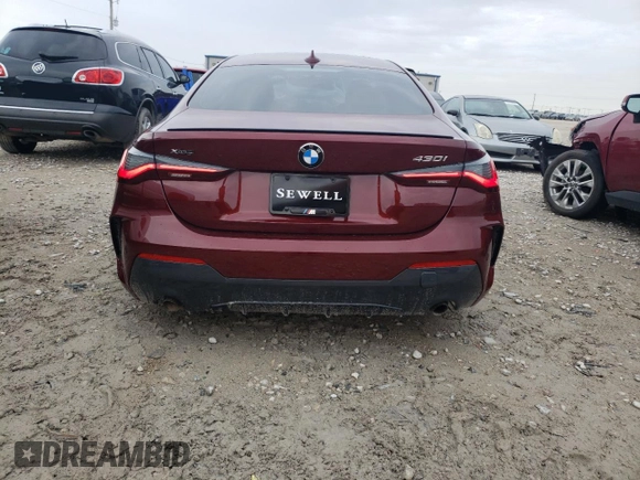 2023 BMW 4 Series 430i xDrive z VIN WBA73AP06PCM49576, wystawiony jako Copart lot #54589993 z przebiegiem 1 742 mil mil oraz . Historia ofert i sprzedaży dostępna na DreamBid. Obrazek 6.