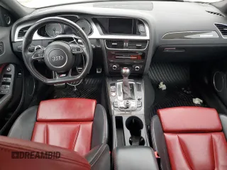 2015 Audi S4 Premium Plus with VIN WAUBGAFL8FA105073, listed as a Copart auction lot 52439145 with 88,180 mi miles and Salvage Title. Bid and sale history available at carsss.com. Image 8.