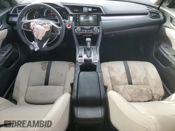 2017 Honda Civic Sedan EX-T with VIN 19XFC1F48HE003328, listed as a Copart auction lot 82927294 with 90,142 mi miles and Salvage Title. Bid and sale history available at carsss.com. Image 8.