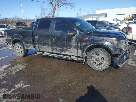 2013 Ford F-150 XL with VIN 1FTFW1CF2DFD07185, listed as a Copart auction lot 46261025 with 282,067 mi miles and Salvage Title. Bid and sale history available at carsss.com. Image 4.