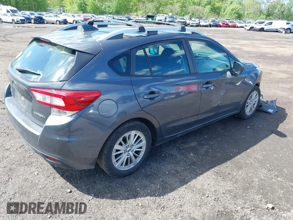 2018 Subaru Impreza Premium with VIN 4S3GTAD62J3750705, listed as a IAAI auction lot 42209876 with 104,375 mi miles and . Bid and sale history available at DreamBid. Image 4.