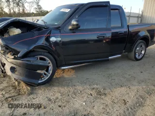 2002 Ford F-150 Harley Davidson with VIN 1FTRW07342KC24210, listed as a Copart auction lot 78489224 with 203,508 mi miles and Salvage Title. Bid and sale history available at carsss.com. Image 1.
