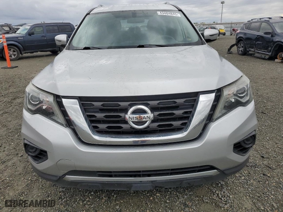 2017 Nissan Pathfinder S with VIN 5N1DR2MM9HC651522, listed as a Copart auction lot 43484845 with 139,020 mi miles and Salvage Title. Bid and sale history available at carsss.com. Image 5.
