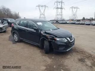 2018 Nissan Rogue S with VIN KNMAT2MV0JP586978, listed as a IAAI auction lot 41545355 with 59,867 mi miles. Bid and sale history available at carsss.com. Image 1.