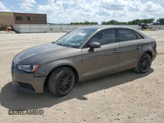 2015 Audi A3 Premium with VIN WAUACGFFXF1015248, listed as a Copart auction lot 62777215 with 167,134 mi miles and Salvage title. Bid and sale history available at DreamBid. Image 1.