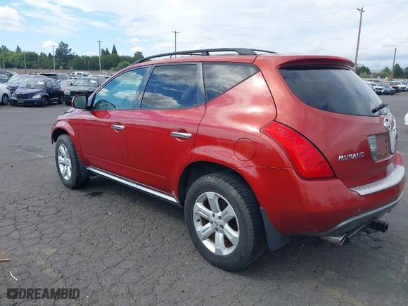 2006 Nissan Murano SL with VIN JN8AZ08W96W507878, listed as a IAAI auction lot 40136394 with 1 mi miles. Bid and sale history available at carsss.com. Image 3.