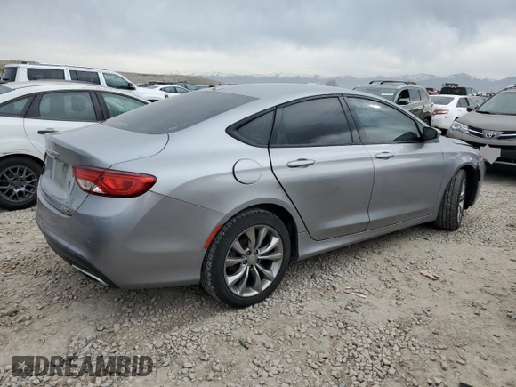 2015 Chrysler 200 S with VIN 1C3CCCBB8FN578755, listed as a Copart auction lot 53393475 with 214,092 mi miles and Salvage Title. Bid and sale history available at carsss.com. Image 3.