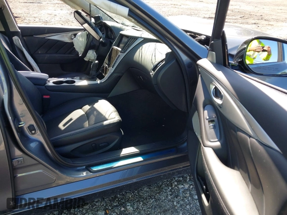 2024 Infiniti Q50 Luxe with VIN JN1EV7BP9RM601099, listed as a IAAI auction lot 42331819 with 8,711 mi miles and . Bid and sale history available at DreamBid. Image 5.
