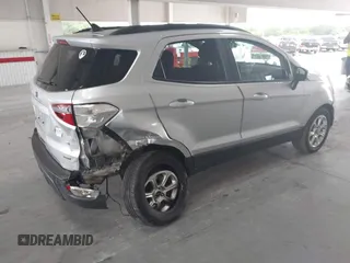 2019 Ford EcoSport SE with VIN MAJ3S2GE0KC258482, listed as a IAAI auction lot 42371392 with 94,352 mi miles and . Bid and sale history available at DreamBid. Image 4.