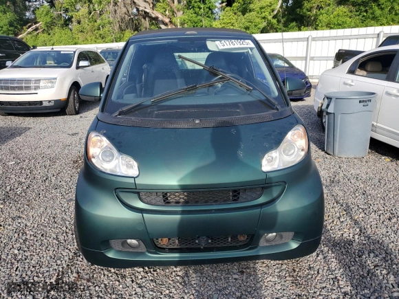 2009 Smart fortwo Passion with VIN WMEEK31X89K289001, listed as a Copart auction lot 51781925 with 79,742 mi miles and Salvage Title. Bid and sale history available at carsss.com. Image 5.