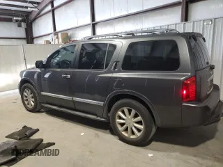 2008 Infiniti QX56 z VIN 5N3AA08D98N909588, wystawiony jako Copart lot #54063755 z przebiegiem 150 723 mil mil oraz Czysty tytuł • Clean title. Historia ofert i sprzedaży dostępna na DreamBid. Obrazek 2.