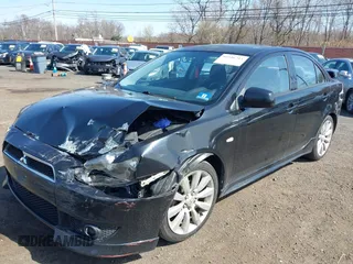 2008 Mitsubishi Lancer GTS with VIN JA3AU86U58U044273, listed as a IAAI auction lot 41946711 with 134,075 mi miles and . Bid and sale history available at carsss.com. Image 6.