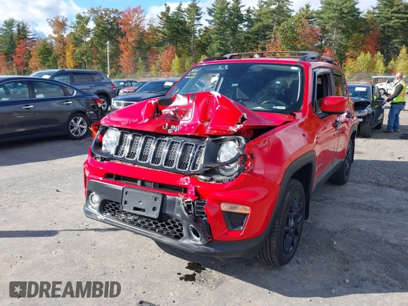 2021 Jeep Renegade Latitude with VIN ZACNJDBB8MPM76728, listed as a IAAI auction lot 40611424 with 49,781 mi miles and . Bid and sale history available at DreamBid. Image 6.