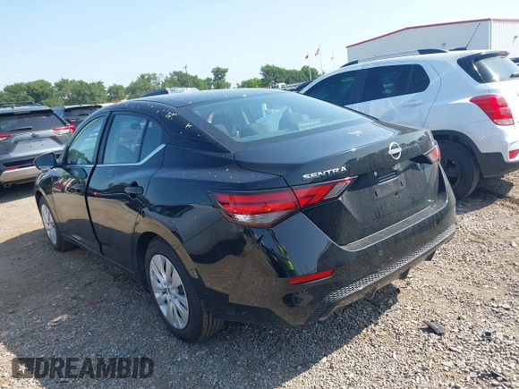 2025 Nissan Sentra S with VIN 3N1AB8BV7SY294790, listed as a IAAI auction lot 42218729 with 4,976 mi miles and . Bid and sale history available at DreamBid. Image 3.