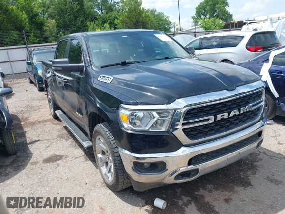2023 Ram 1500 Big Horn with VIN 1C6SRFFT0PN661101, listed as a IAAI auction lot 42486915 with 10,646 mi miles and . Bid and sale history available at DreamBid. Image 1.