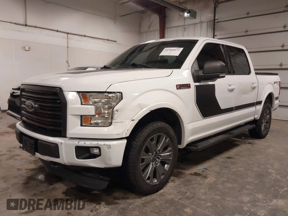 2016 Ford F-150 XLT with VIN 1FTEW1EF8GFD43685, listed as a IAAI auction lot 41984872 with 133,132 mi miles and . Bid and sale history available at carsss.com. Image 2.