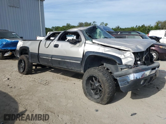 2004 Chevrolet Silverado 1500 Z71 with VIN 2GCEK19T441124396, listed as a Copart auction lot 53790545 with Not Provided miles and Salvage Title. Bid and sale history available at DreamBid. Image 4.